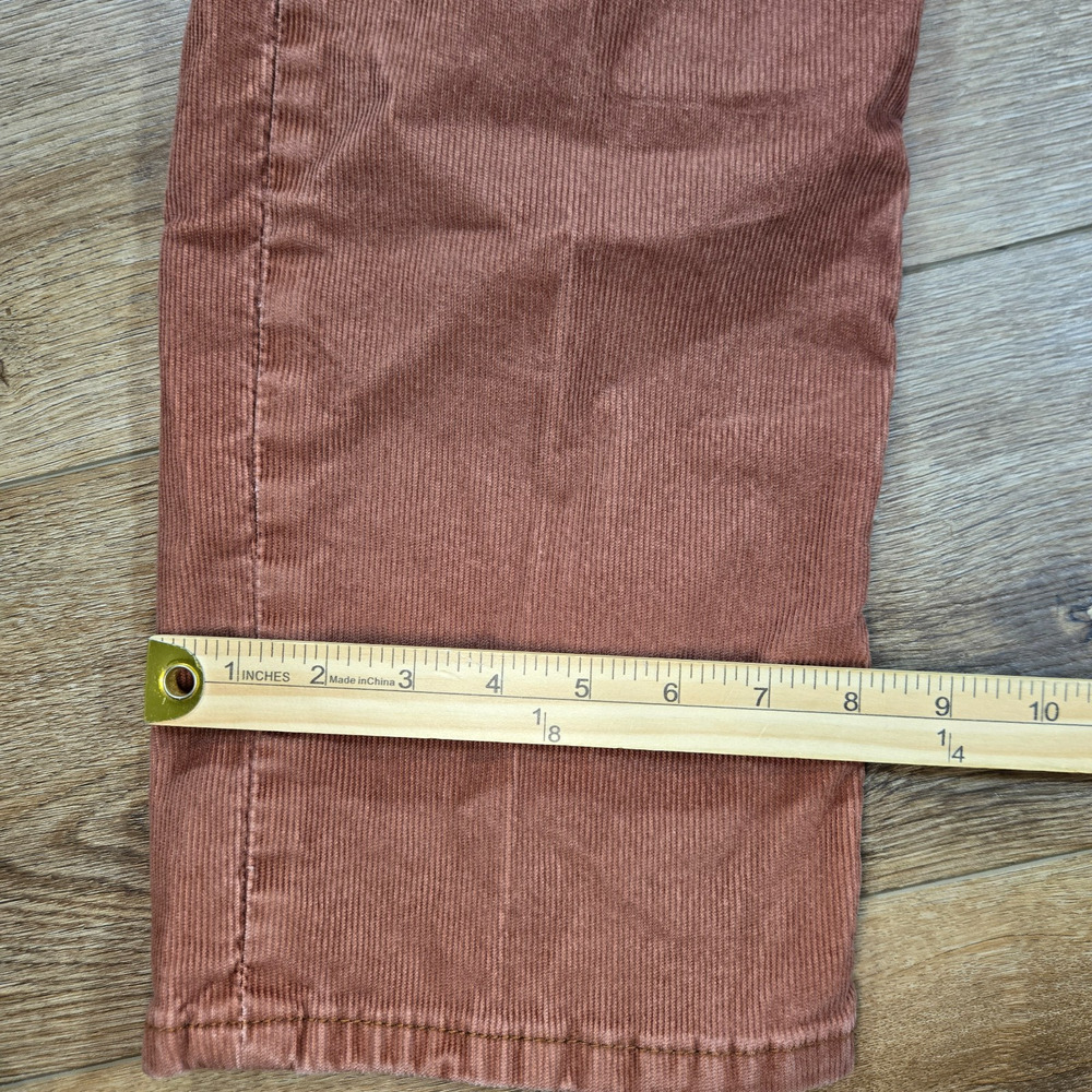 Levis 514 Corduroy Pants 36x30 Rust Brown Straight Fit Stretch Fall Workwear - Picture 7 of 14